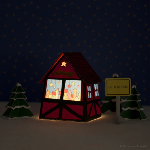 Mini Weihnachtsmarkthütte