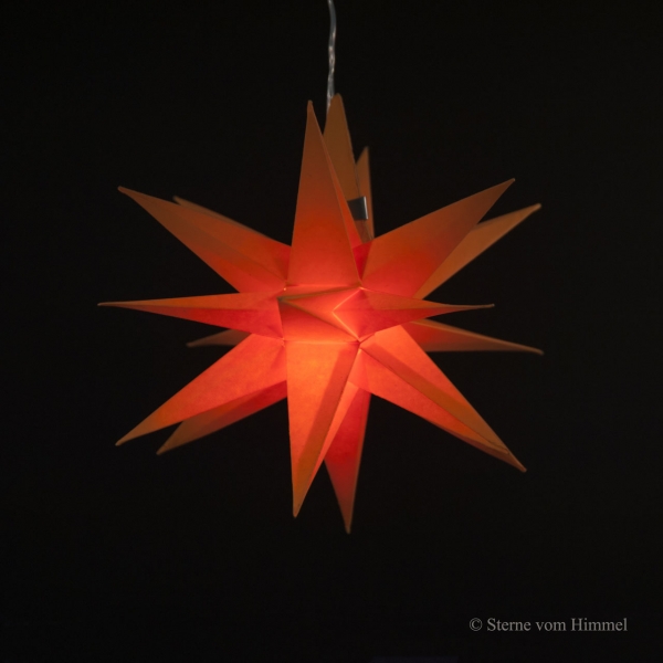 Oldenburger Adventsstern orange